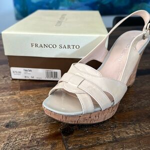 Franco Sarto Natural Color Wedges in size 8 1/2
